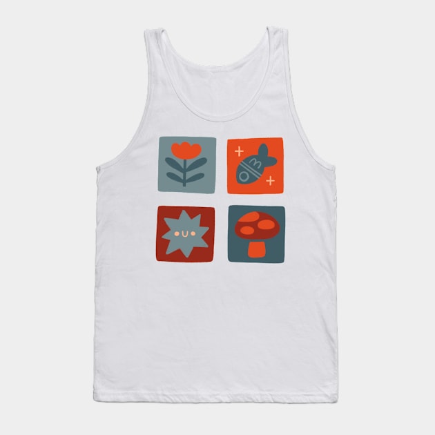 Funky Doodles Tank Top by Niamh Smith Illustrations